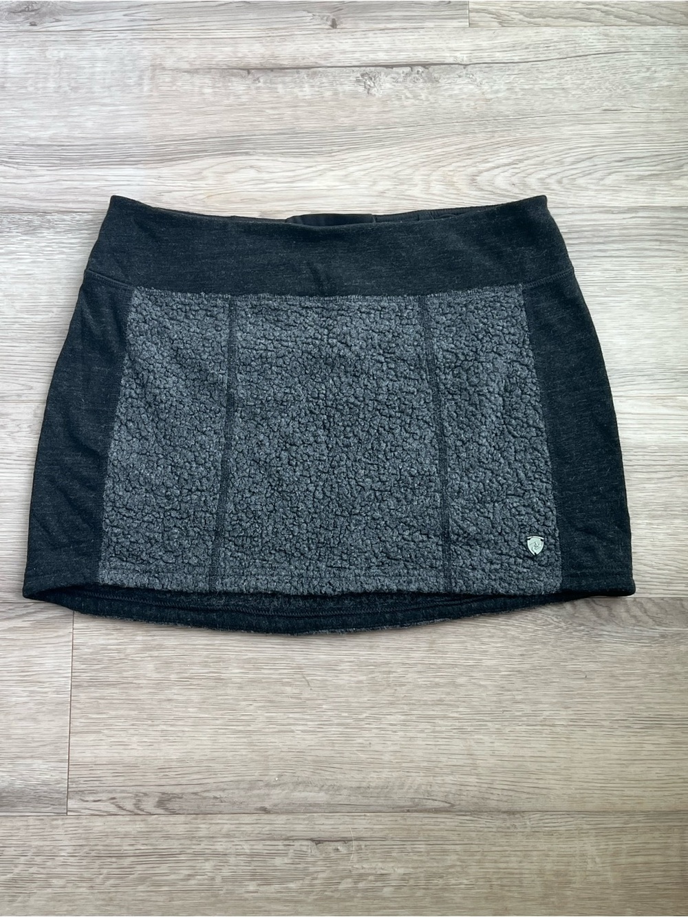Kuhl Gray Wool Mini Skirt Pull On Hiking Outdoor Womens large